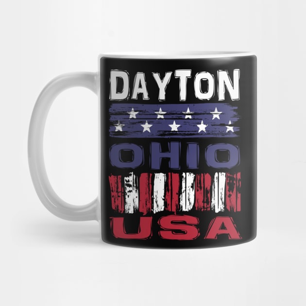 Dayton Ohio USA T-Shirt by Nerd_art